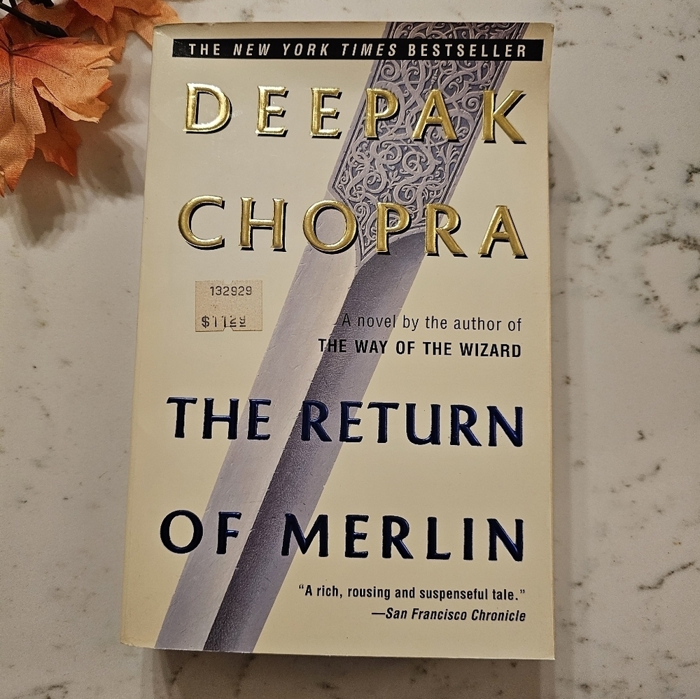 💥4 for $25💥 Deepak Chopra The  Return of Merlin soft cover book